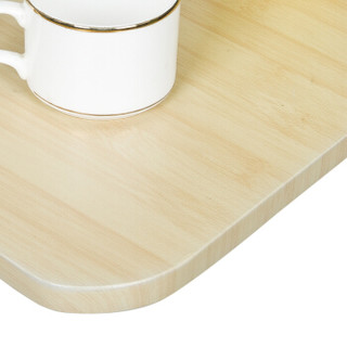 慧乐家 置物架 移动边桌角几小茶桌烤漆简约床边桌置物架 竹木纹色 22206