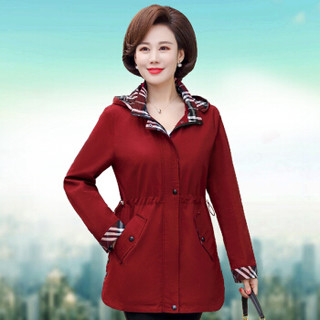 尚格帛 春季新品女装短外套女韩版时尚夹克风衣修身显瘦长袖外套 MMYT1022GB 藏青色 L