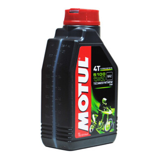 摩特（MOTUL）5100 4T 半合成摩托车机油 15W-50 SM级 1L