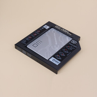 大迈（DM） 笔记本光驱位硬盘托架 SATA硬盘支架盒 适用于SSD固态硬盘 DW127通用款 厚度 12.7mm