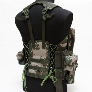 德艾特 新款13式战斗携行背具林地战术背心迷彩马甲单兵作训携行装具袋（士兵款11件套）