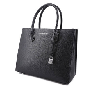 MICHAEL KORS 迈克·科尔斯 MERCER系列 女士皮质手提包 30F6SM9T3L BLACK 黑色 大号