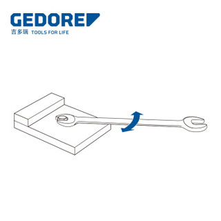 吉多瑞 (GEDORE)  6 双开口扳手英制1.3/16x1.5/16AF 6072310