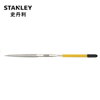 史丹利（STANLEY）金刚石尖头半圆锉5x180mm木工金属修整工具22-334-23