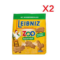 凑单品： LEIBNIZ 小麦黄油动物儿童饼干 125g*2袋 