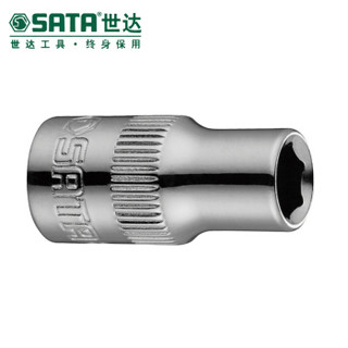 世达（SATA）6.3MM系列6角套筒  12MM   银白色 11312