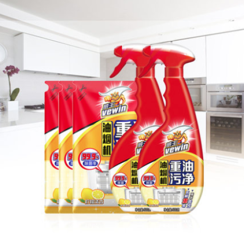 vewin 威王 厨房油烟机重油污净 (500g 420g)*2套 送420g厨房去油污 *
