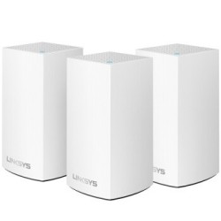 LINKSYS 领势 WHW0103 1300M 千兆双频 WiFi 5 分布式路由器 白色 三个装