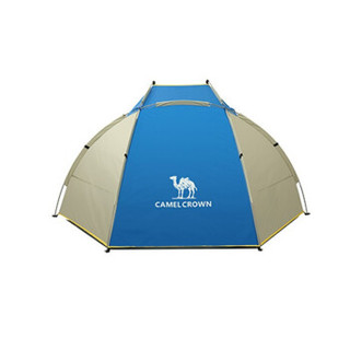 骆驼（CAMEL）沙滩遮阳帐篷海边防晒户外速开钓鱼棚单人双人帐篷 A9SPLJ001 橙色