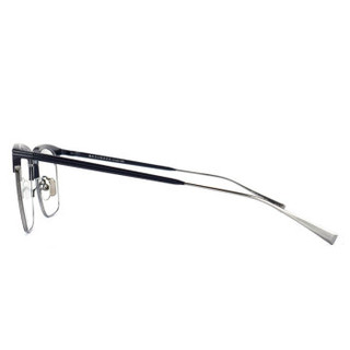 MASUNAGA增永眼镜男女复古全框眼镜架配镜近视光学镜架WALDORF #35 蓝框银架