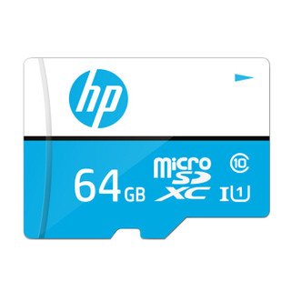 HP 惠普 TF（MicroSD）存储卡U1 C10 高速移动版  64G