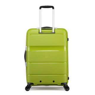 AMERICAN  商务男女PP行李箱时尚大容量耐磨飞机轮旅行箱 24英寸登机箱TSA密码锁GH1橄榄绿