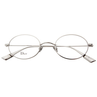 DIOR 迪奥 女款银色镜框银色镜腿光学眼镜架眼镜框 DIOR STELLAIREO7F 010 49MM