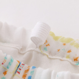 米乐鱼 宝宝衣服儿童纱布睡衣套装婴儿家居服套装 礼物盒80码