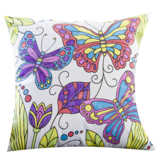 商品哈尚(hearthsong)732228bfy-a diy绘画抱枕 diy抱枕可水洗创意