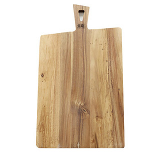 全适 相思木质面包板 蔬果砧板 披萨板 菜板 辅食板 水果板 烘焙工具 方形款 40*22*1.8cm