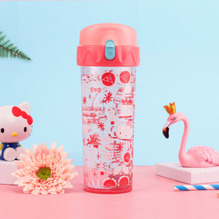 Hello Kitty 凯蒂猫 KT-9631 Tritan塑料杯 460ml 粉色