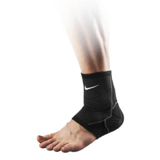 耐克NIKE高级针织脚踝保护套运动护踝男女篮球足球运动保护黑色NMS75031 XL(43-45码)