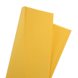 优必利 A4彩色复印纸打印纸 DIY手工折纸 80g彩纸约100张/包 7052桔黄色