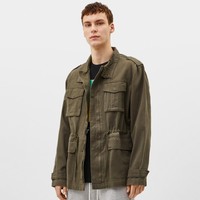 Bershka 01416019505 男士工装夹克