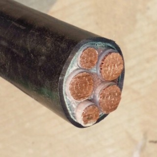 科力邦(kelibang)国标铜芯阻燃c级铜芯线zc-yjv 3*50 2 电线电缆 黑色