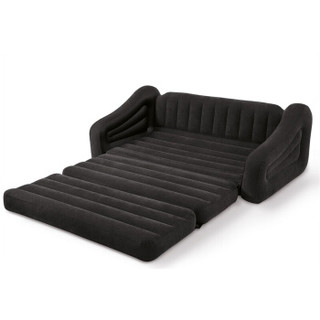 INTEX 双人充气沙发 家用折叠充气床 两用气垫床 多人躺椅 情侣休闲懒人沙发椅 68566