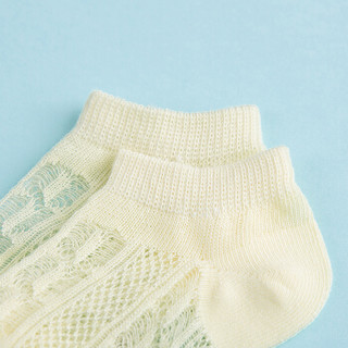 馨颂 婴儿袜子男童经典网眼短筒袜五双装套装 T078F2 五色组合 12-14(M)(1-3岁)