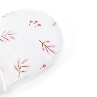 全棉时代(Purcotton)婴儿针织手套脚套手套:10cm*7.5cm 脚套:11cm*7.5cm 嫩果粉叶 2双装