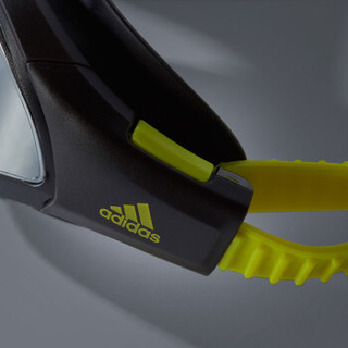 阿迪达斯 adidas 泳镜大框舒适防水防雾高清镀膜男女一体式镜框广视野游泳镜 BR5795