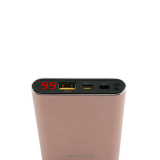 品胜 10000毫安聚合物充电宝 Type-C双向18W PD快充移动电源 适用于苹果安卓华为小米手机 ColorBox玫瑰金