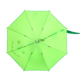 哈格美 hugmii儿童雨伞加固防水雨伞手动直柄伞 Z17012003 绿色恐龙