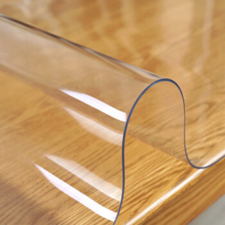 多美忆 90*130cm透明软玻璃桌布防水防油PVC餐桌垫茶几台布