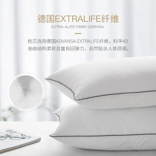 拉芙菲尔 QYJ02048 纤维枕 （长方形、高枕)
