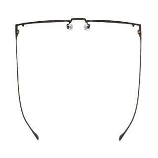 雨果博斯（HUGO BOSS）眼镜框 钛金属近视眼镜架超轻全框光学镜框男女款黑色眼镜BOSS 1030/F-003-52