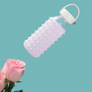 NONOO 酷卡 NNBL-400-75 耐热玻璃杯 400ml 淡紫色