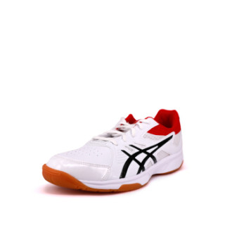 ASICS 亚瑟士 19新款男女羽毛球鞋COURT BREAK缓震耐磨防滑运动鞋1071A003-110 白黑红 45
