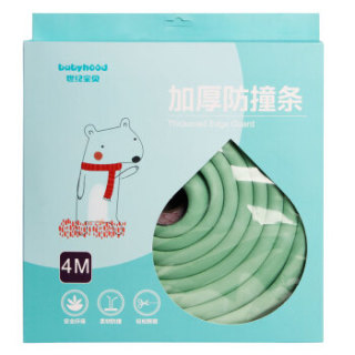 世纪宝贝(babyhood) 4米防撞条 加厚加宽儿童防护条桌角 桌子茶几婴儿安全防护条BH-601浅绿