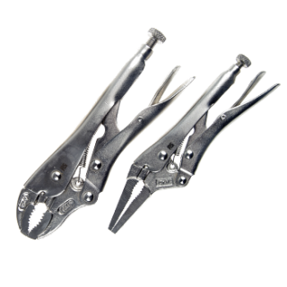 RS Pro欧时 3件 铬钒钢 锁钳套件 内含10 in 锁定钳、6 in 长嘴锁定钳、7 in 锁定钳