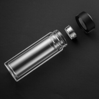 佳佰 高硼硅玻璃杯 320ml 黑色 40只