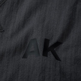 AK男装 （AKSERIES）都市特工简约落肩短袖T恤1800048 灰色 S