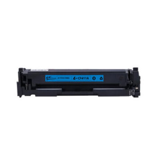 e代 CF411A蓝色硒鼓 适用惠普HP410A M452dn M452dw M452nw M377dw M477fdn M477fdw M477fnw碳粉