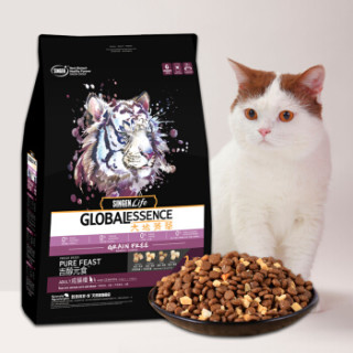 信元发育宝-S 冻干无谷低敏深海鱼宴成猫猫粮1kg+鲑鱼肉泥猫咪湿粮罐头115ml*6罐馋嘴猫咪拌饭主粮营养套装