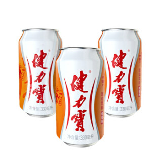健力宝 橙蜜味 运动碳酸饮料 330ml*20罐 整箱装