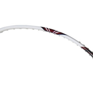 李宁(LI-NING)羽毛球拍单拍全碳素专业羽拍攻守兼备 UC3920 白红
