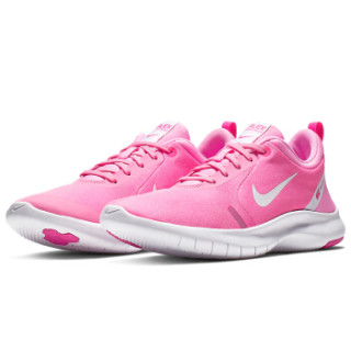 NIKE 耐克 女子 跑步鞋 FLEX EXPERIENCE RN 8 运动鞋 AJ5908-601 自然粉色 36.5码
