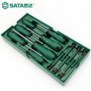 世达 SATA 13件套螺丝批工具托组套 09913