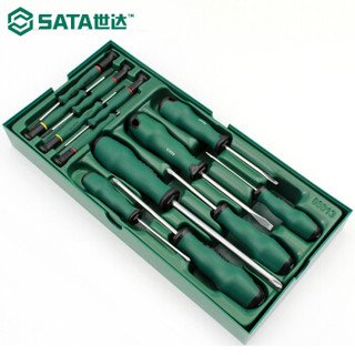 世达 SATA 13件套螺丝批工具托组套 09913