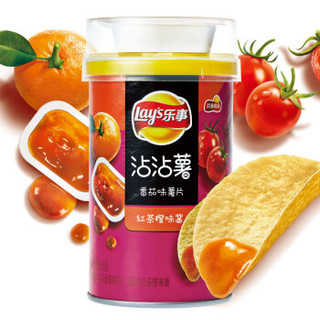 乐事（Lay’s）薯片 休闲零食 沾沾薯零食组合  百事食品40g*3罐