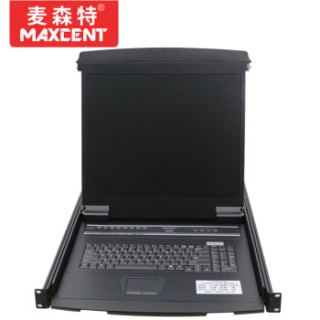 麦森特(MAXCENT )ML-8701 KVM切换器17英寸单口1口机架式折叠LCD液晶