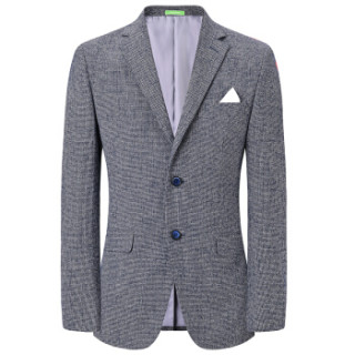 杉杉(FIRS)单西男 2019春季新款商务休闲西服 XDX8801048-1 蓝色48B(175/96B)